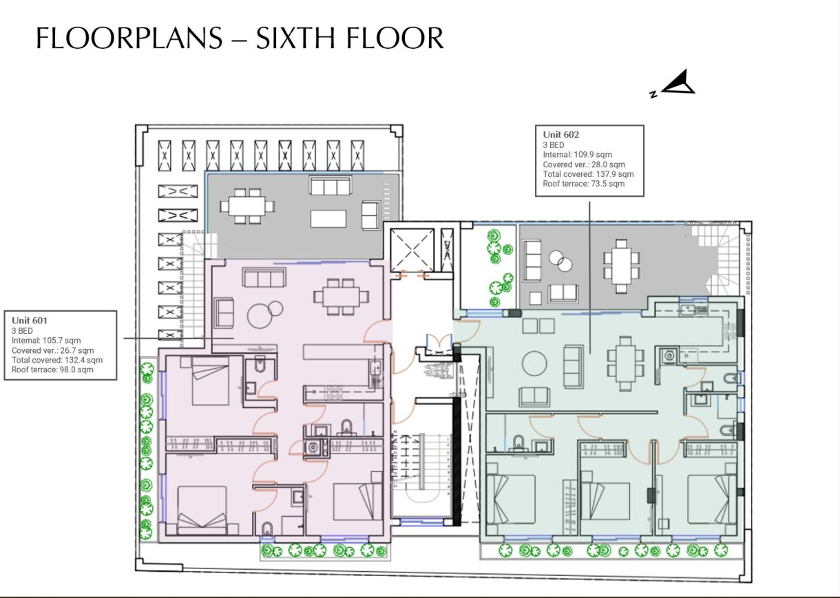 Sixth Floor Plan