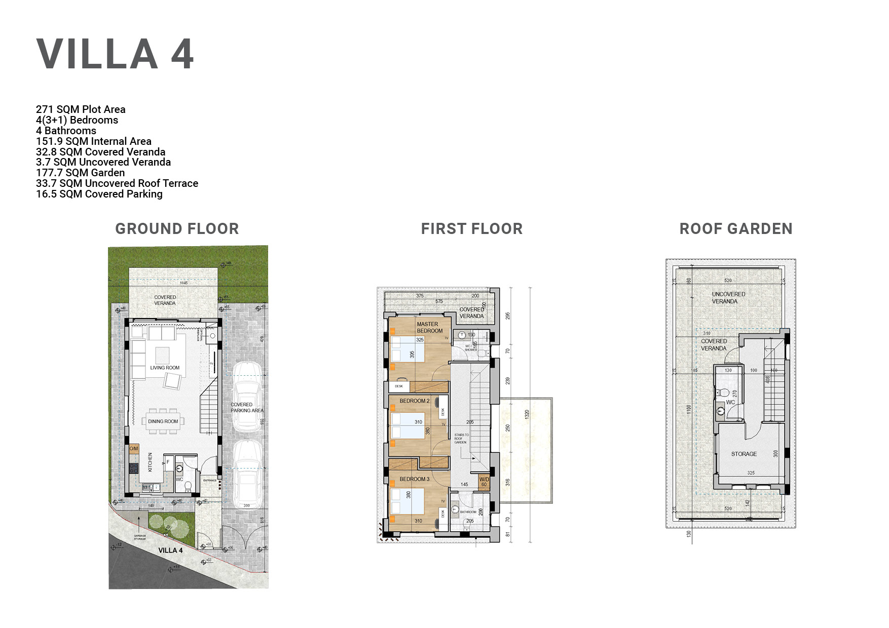 villa 4 floor plan