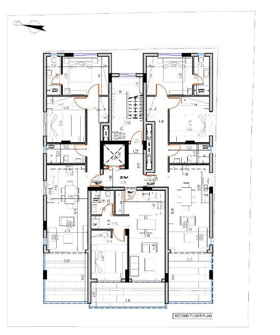 second floor plan