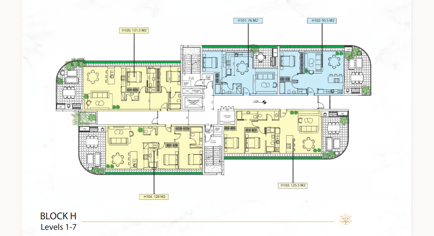 Block H Level 1-7
