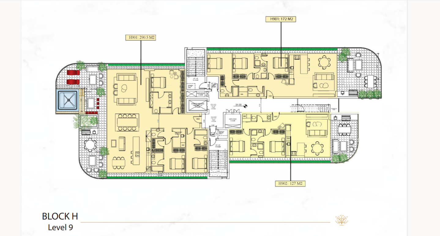 Block H Level 9