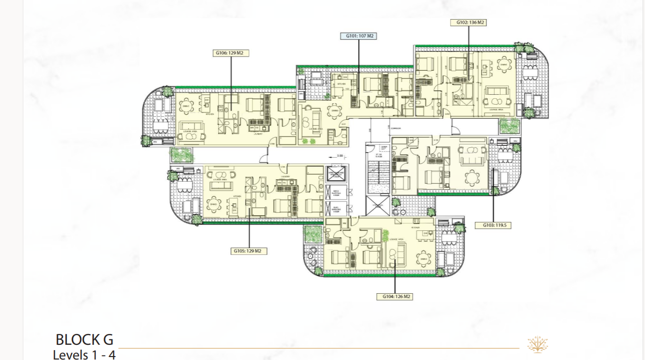 Block G Level 1-4