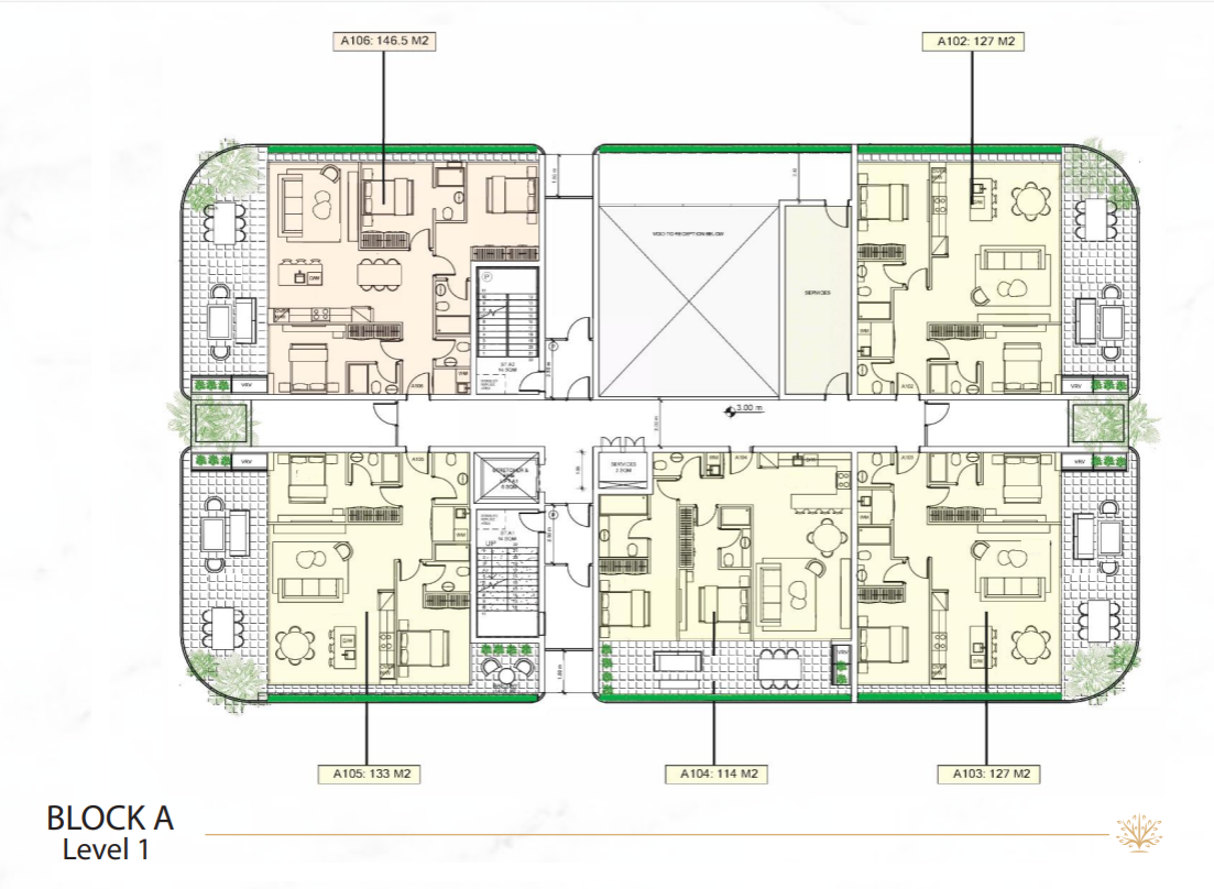 Floor Plan Tower A